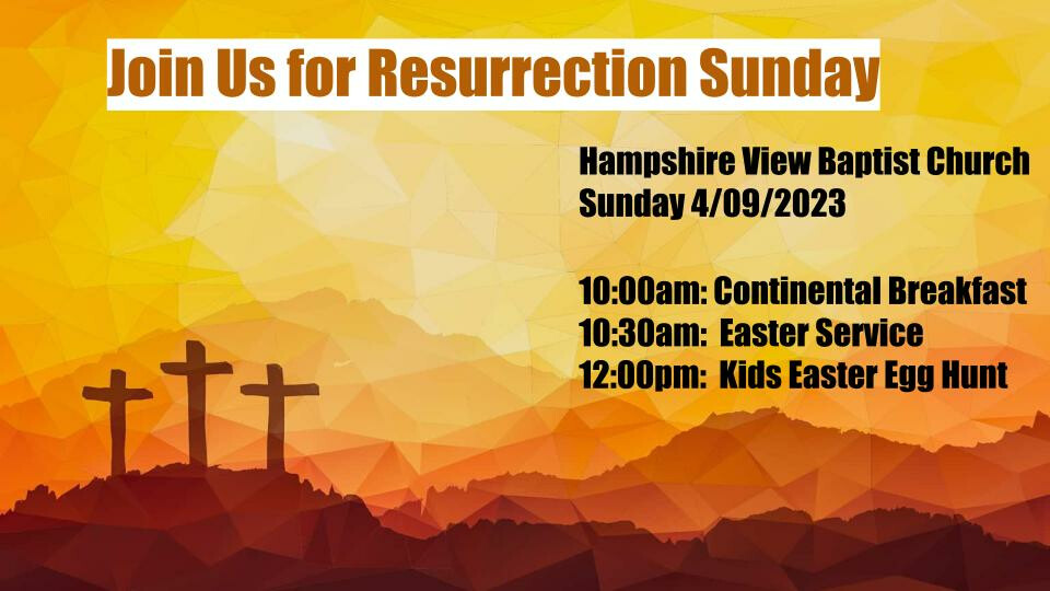 2023 HVBC Easter Service