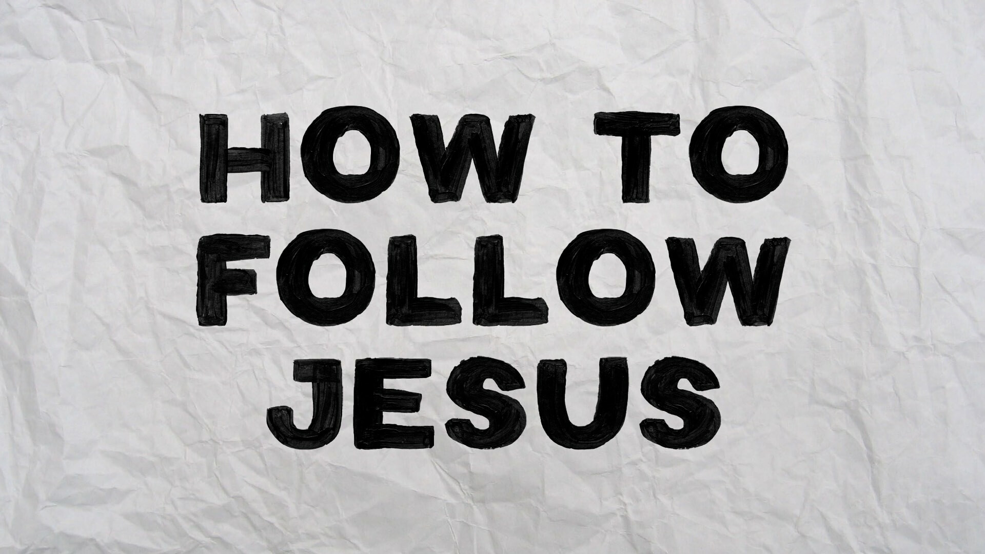 Thumbnail for video - How to follow Jesus