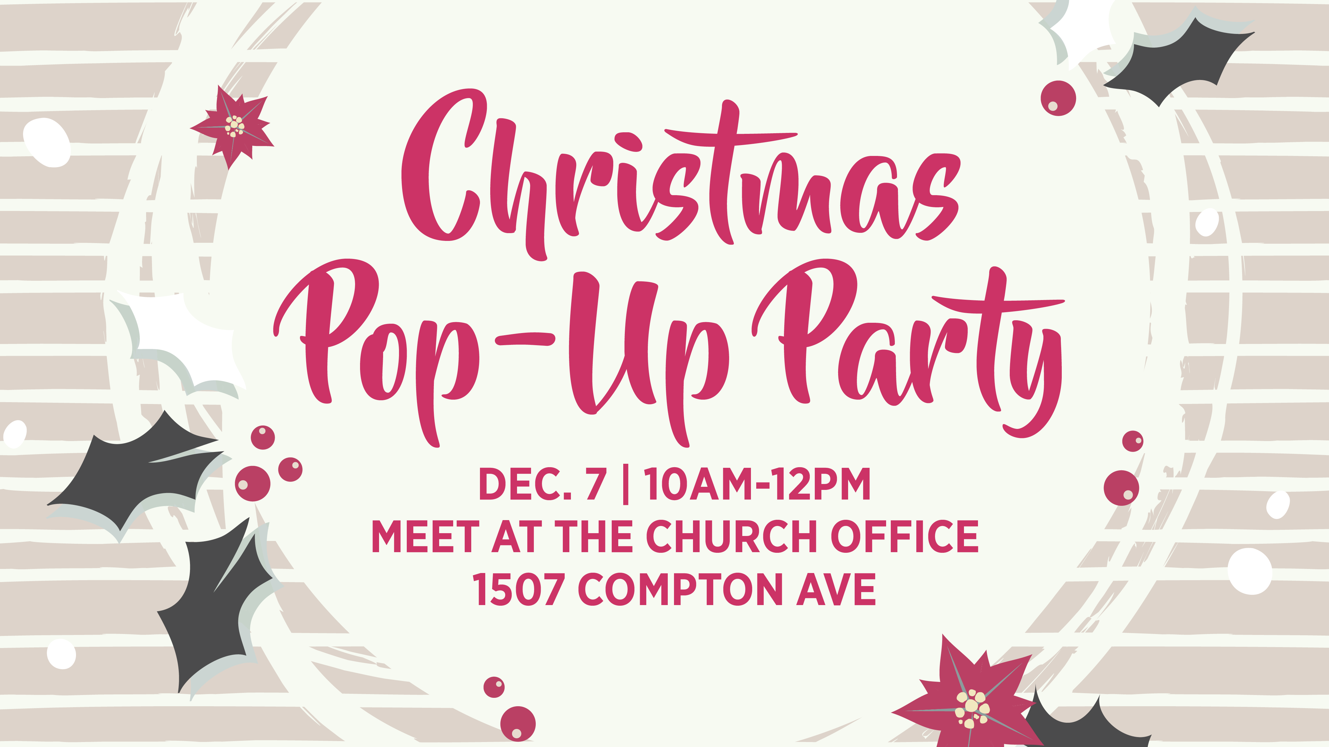 Christmas Pop-Up Party