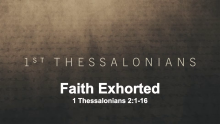 Faith Exhorted