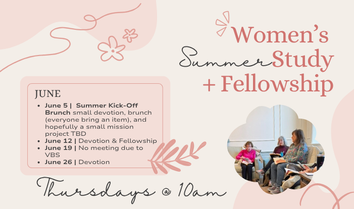 Women's Bible Study - Thursdays 10:00 AM