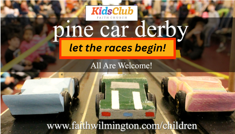 Faith Kids Club Pine Car Derby