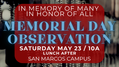 Memorial Day Observation