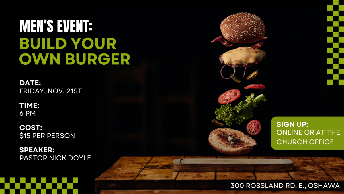 Men's Event: Build Your Own Burger Night