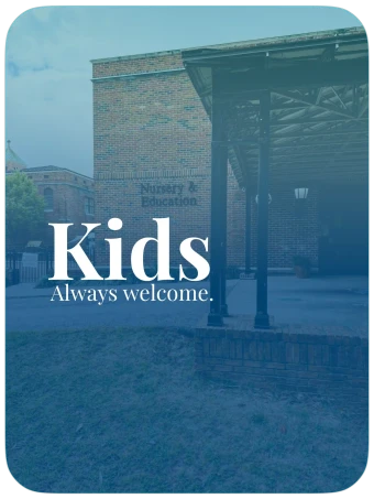 Nursery exterior with teal filter