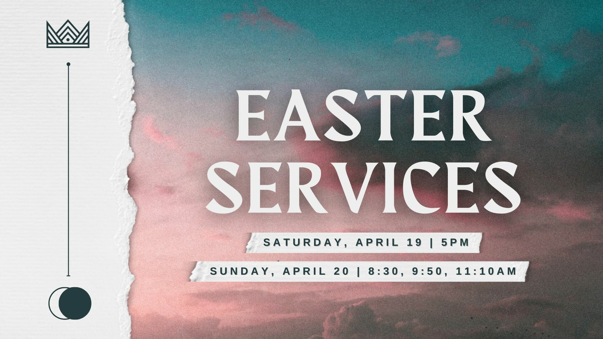 Easter Services (April 19 & 20)