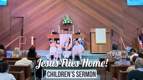 Jesus Flies Home: Childrens Sermon