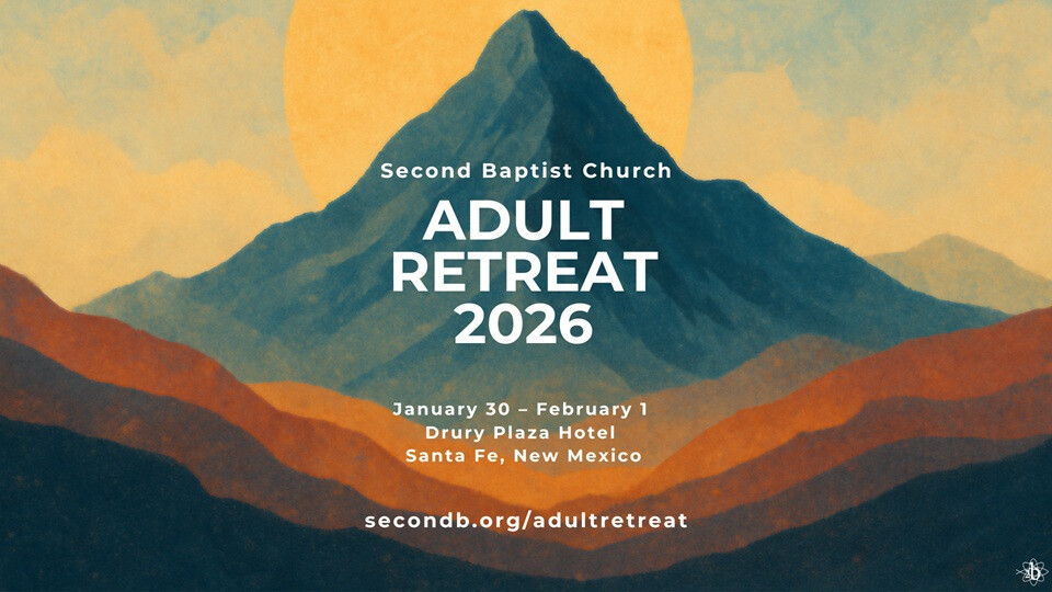 Adult Retreat 2026 Registration Open