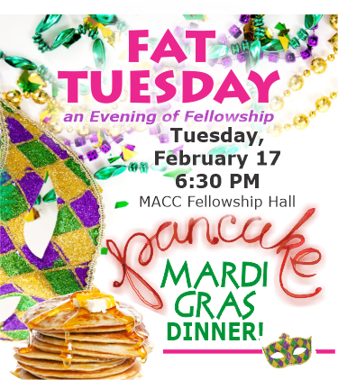 Mardi Gras Pancake Dinner 