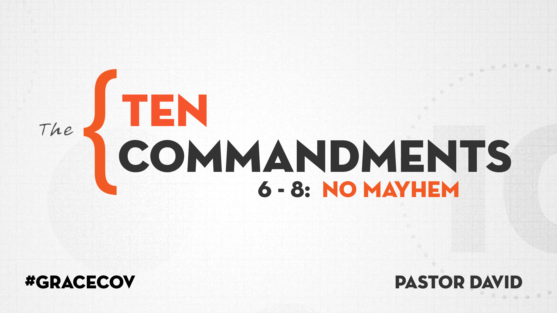 Ten Commandments - No Mayhem episode artwork