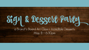 Sign & Dessert Party