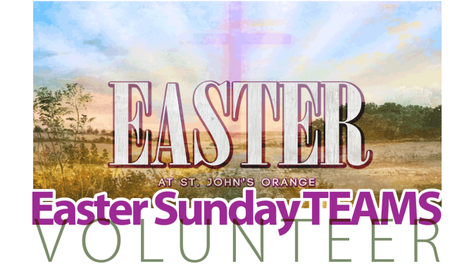 EASTER Serving Opportunities