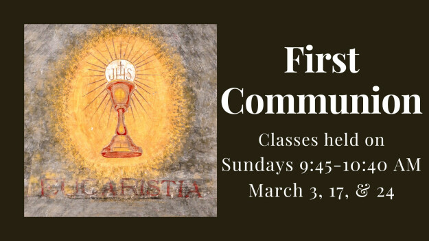 First Communion Class