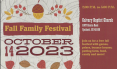 2023 Fall Family Festival - Oct 14 2023 2:00 PM