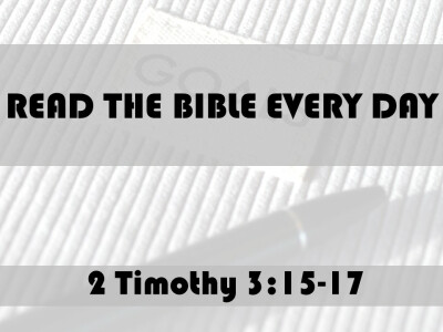 Read the Bible Every Day