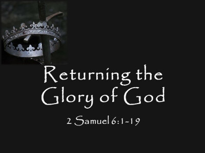 Returning the Glory of God