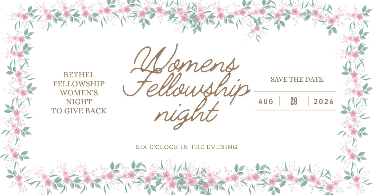 Ladies Fellowship - Supply Drive