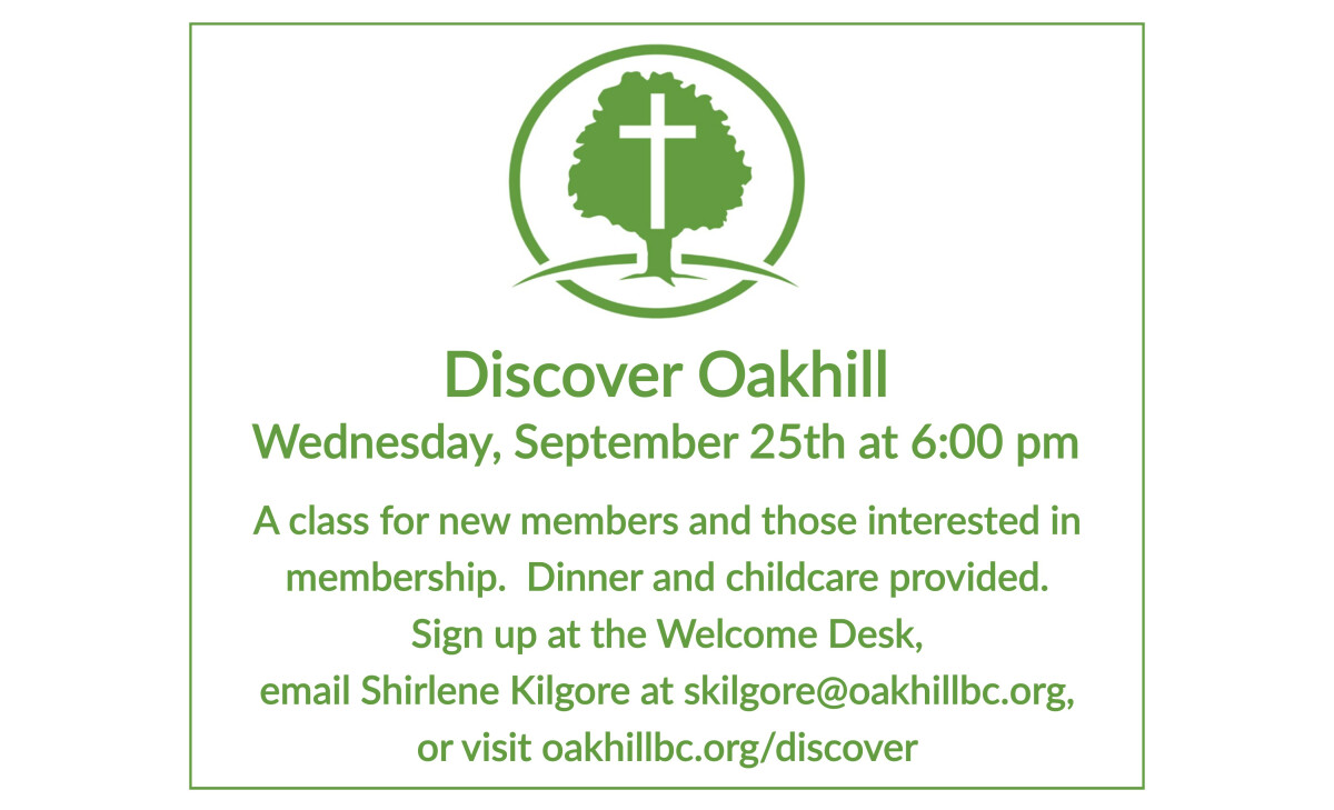 Discover Oakhill September 2024