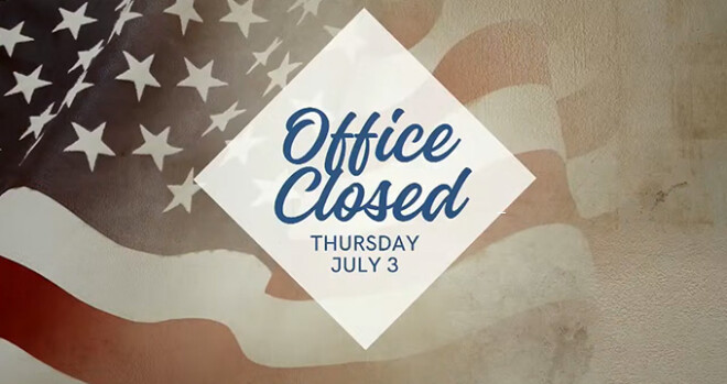 Office Closed - Independence Day