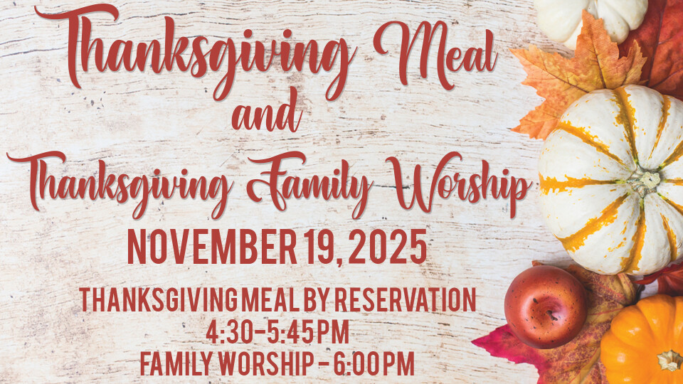 Thanksgiving Family Worship