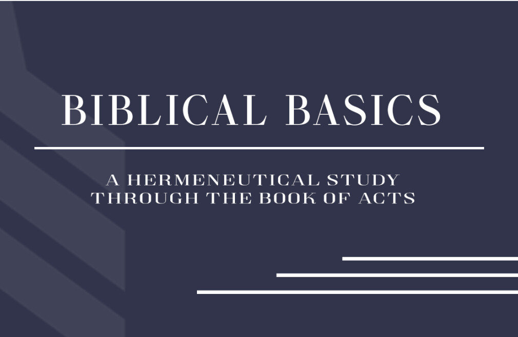 Biblical Basics