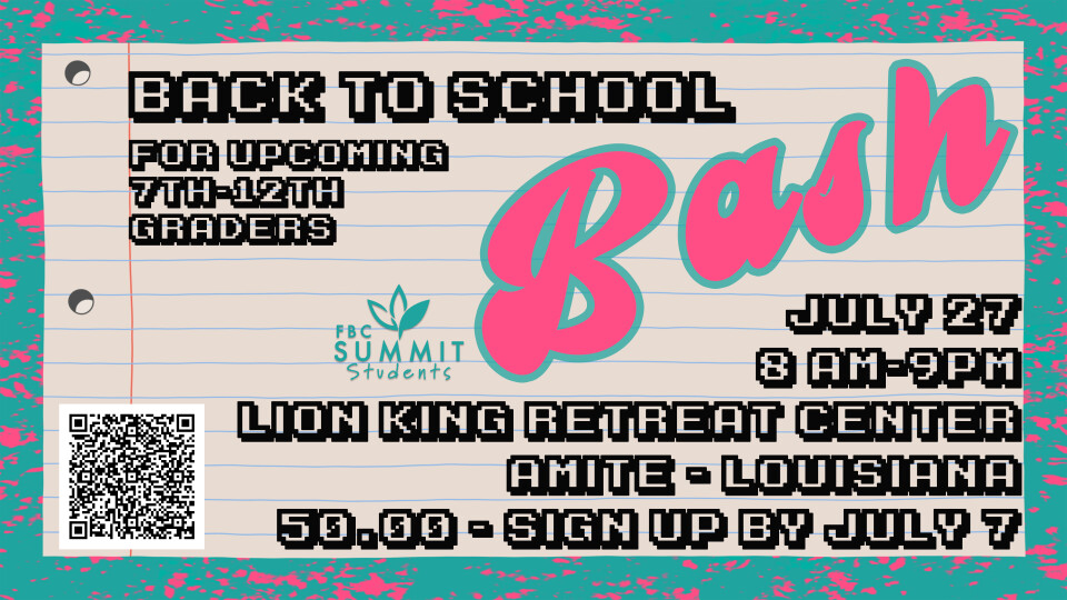 Back to School Bash 