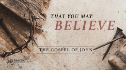 John | Part 35 | The Good Shepherd - Part 2