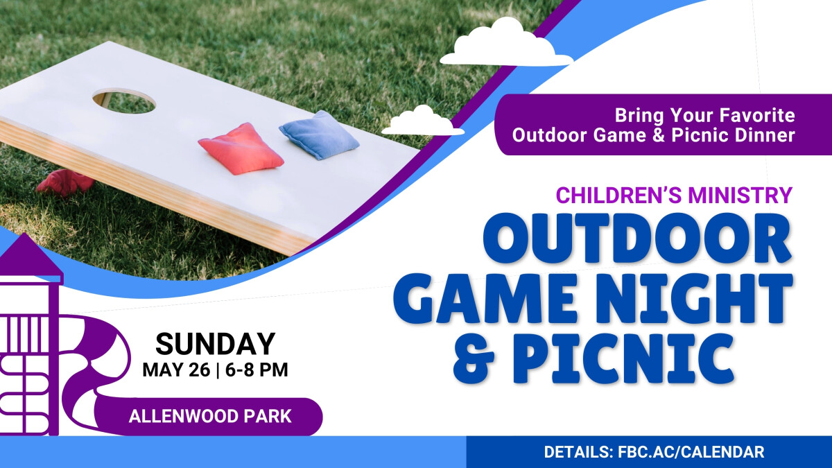 Family Outdoor Game Night & Picnic at Allenwood Park