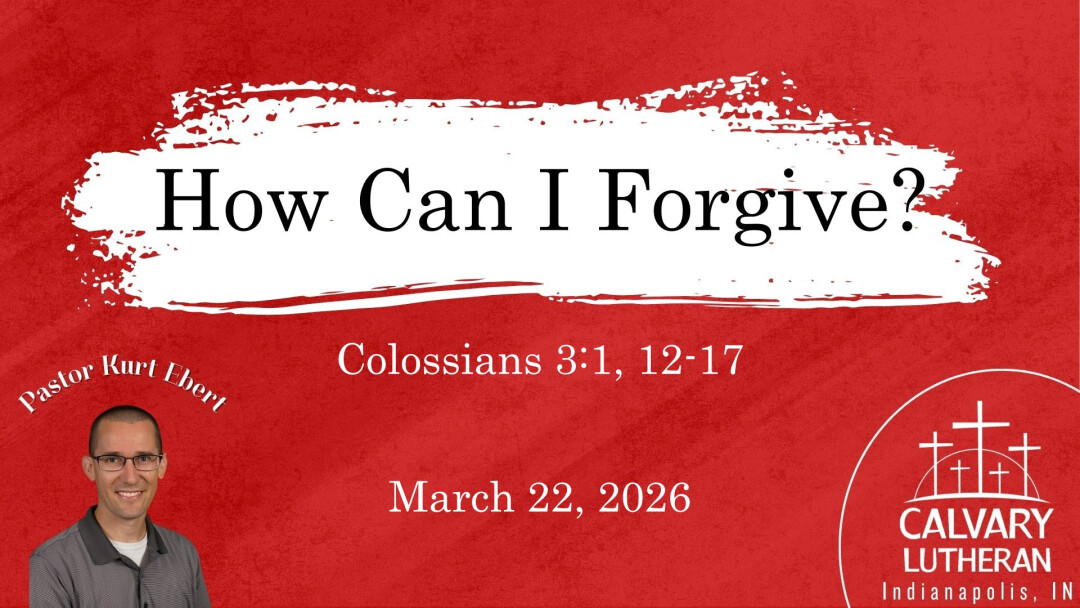 How Can I Forgive?