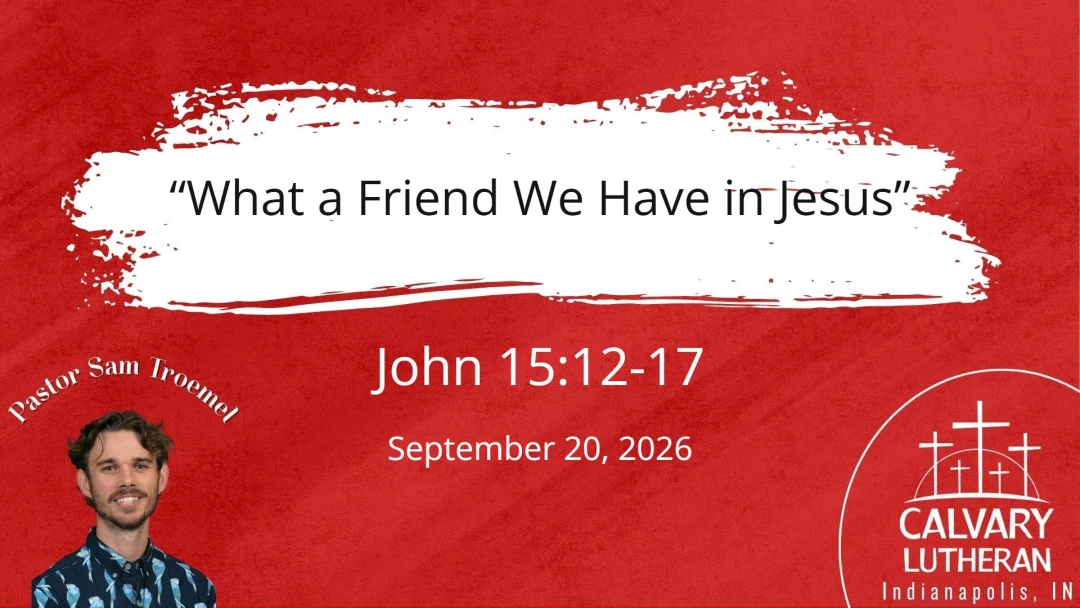 What A Friend We Have in Jesus