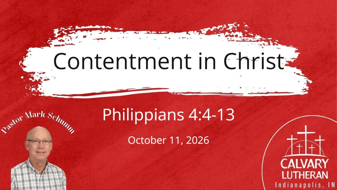 Contentment in Christ