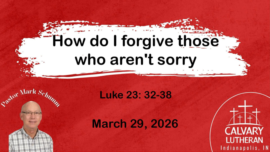 How Do I Forgive Those Who Aren't Sorry?
