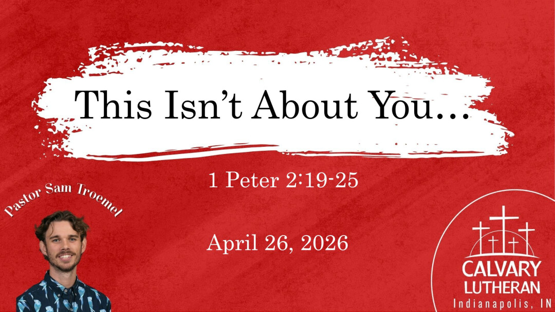 This Isn't About You