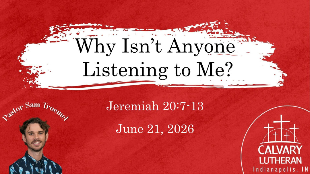 Why Isn't Anyone Listening to Me?