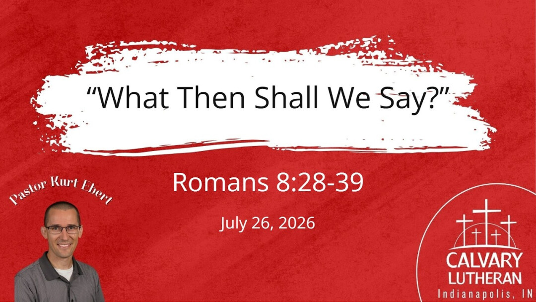 What Then Shall We Say?