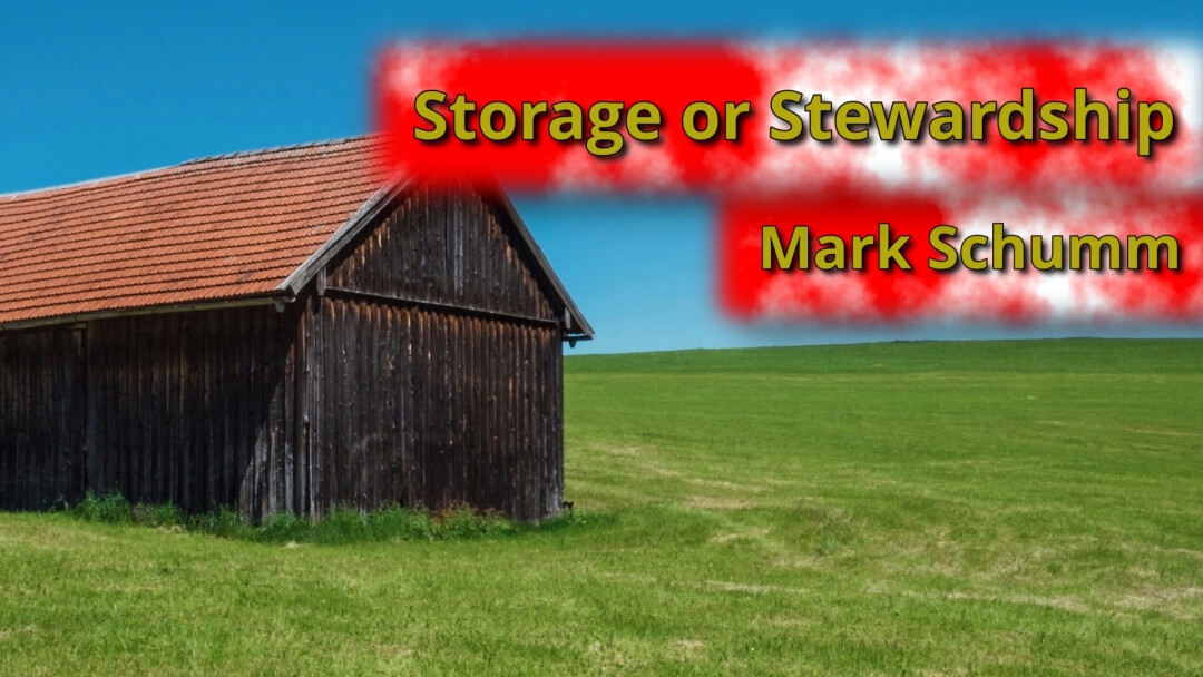 Storage or Stewardship