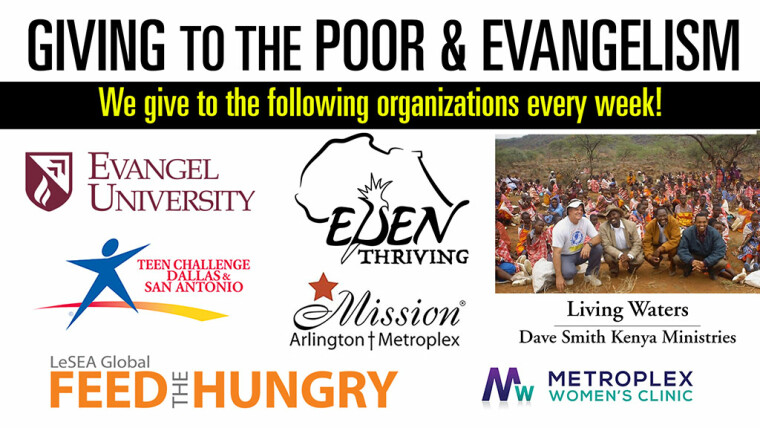 Giving to the Poor & Evangelism
