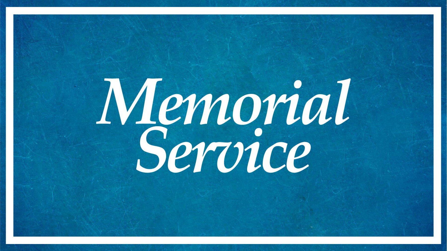 Memorial Service for Joan Nastro