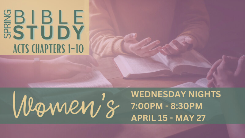 Spring 2026 Women's Bible Study