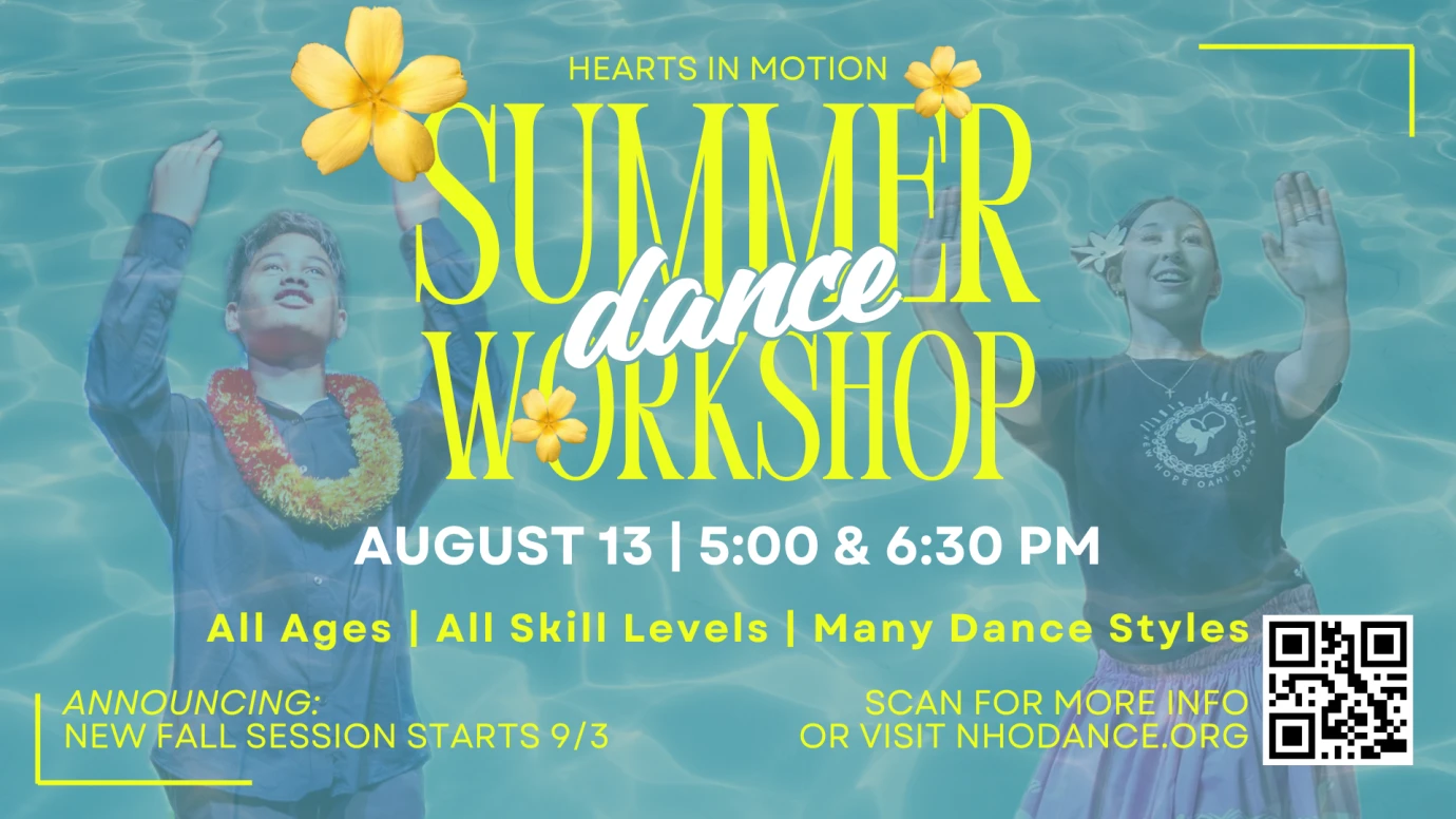 Hearts In Motion: Summer Workshops 2026