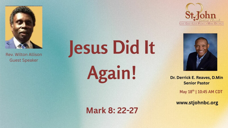 Jesus Did It Again!