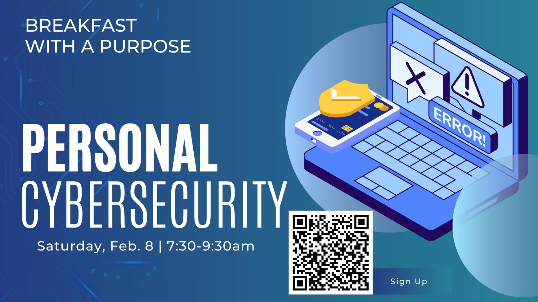 Breakfast with a Purpose: Personal Cybersecurity