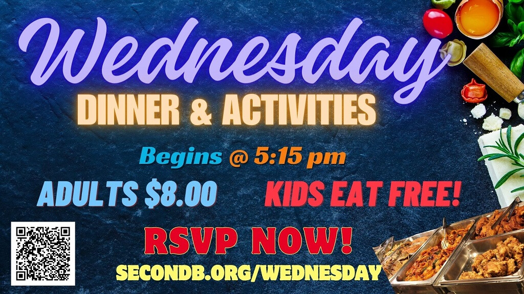 Wednesday Fellowship Meal and Activities