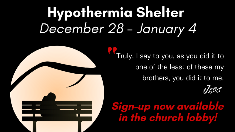 2025/26 Hypothermia Shelter