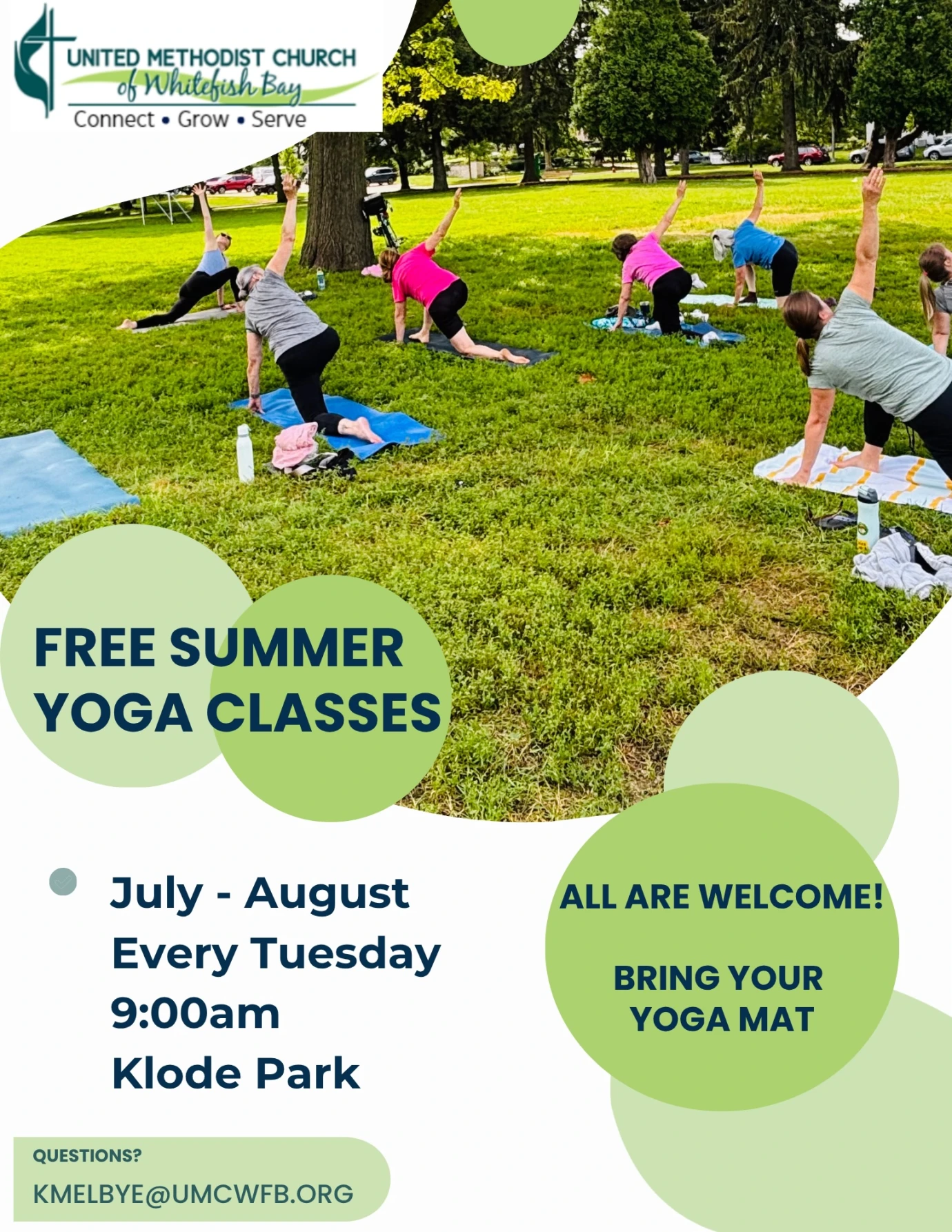 Summer Yoga at Klode Park!