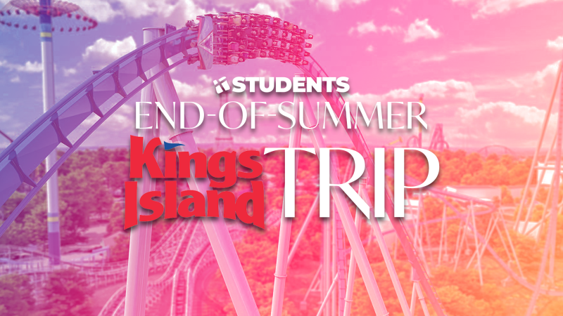 Students End-Of-Summer Kings Island Trip