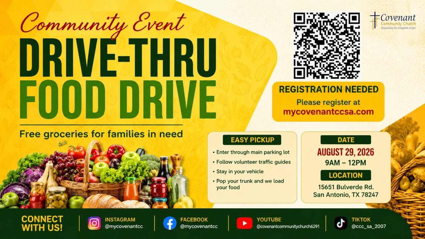 Drive-Thru Food Pantry