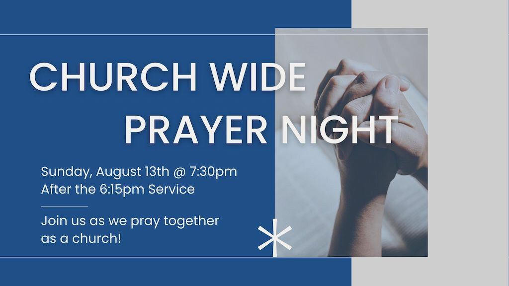 Church Wide Prayer Night