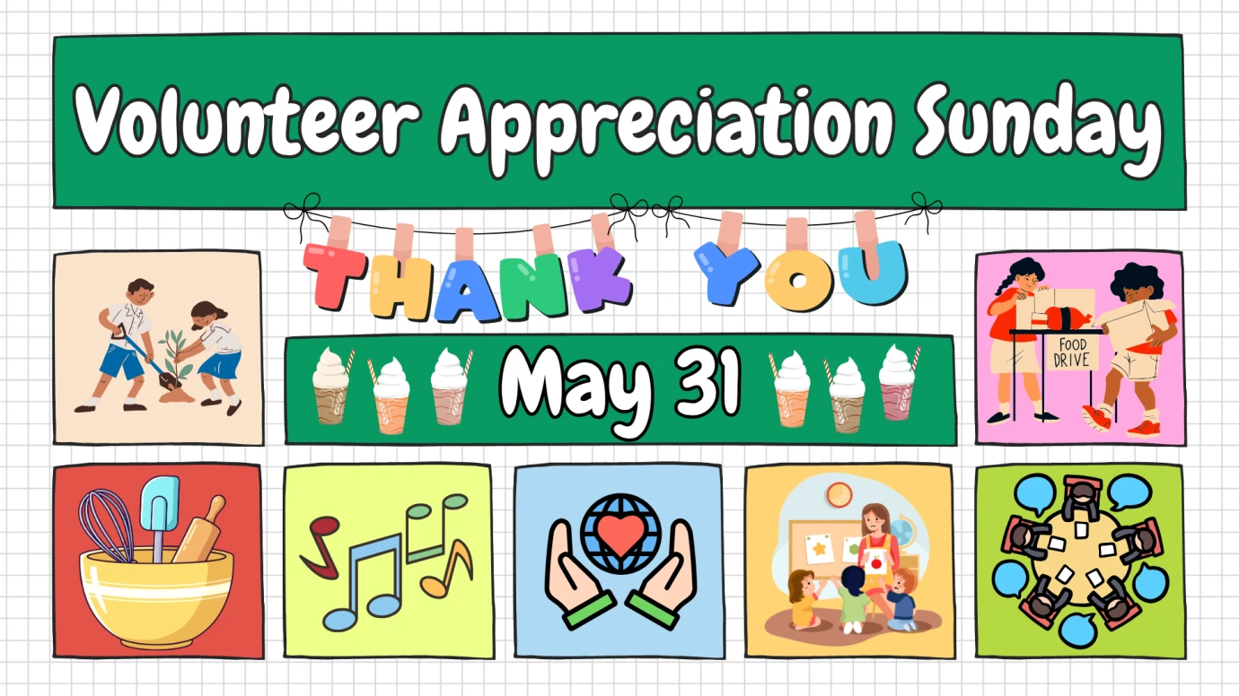 Volunteer Appreciation Sunday