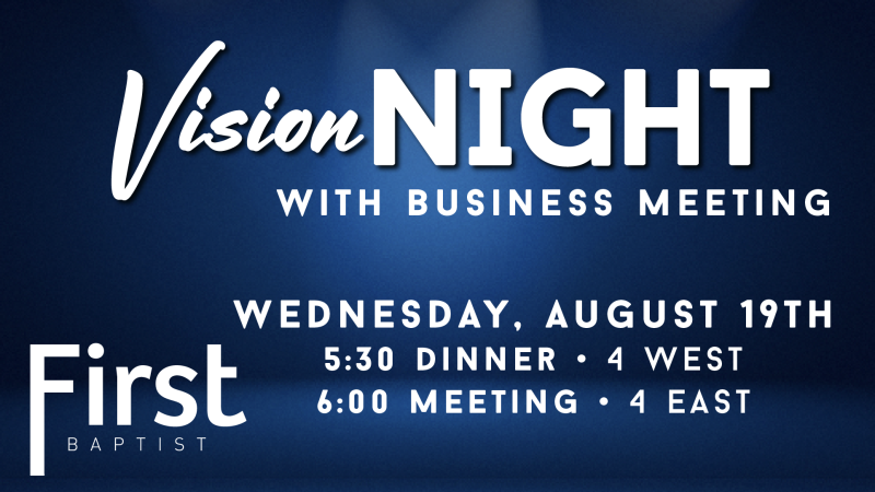 Vision Night with a Business Meeting